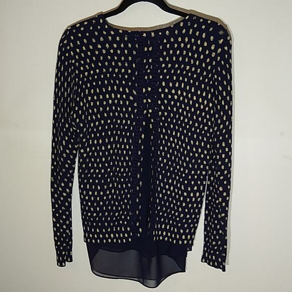 Lucky Brand two for one sweater with dots. Size S - Picture 5 of 8